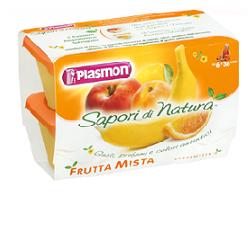 PLASMON SAPORI DI NATURA OMOGENEIZZATO FRUTTA MISTA 100 G X 4 PEZZI - Gruppofarmastore.it