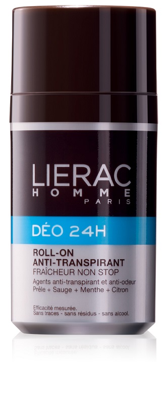 LIERAC HOMME DEO 24H ROLL ON ANTITRASPIRANTE FRESCHEZZA NON STOP 50 ML - Gruppofarmastore.it