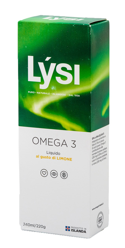 LYSI OMEGA3 LIQUIDO LIMONE 240 ML - Gruppofarmastore.it
