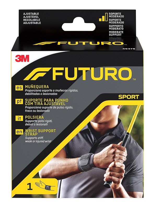 POLSINO ELASTICO UNIVERSALE FUTURO SPORT NERO - Gruppofarmastore.it