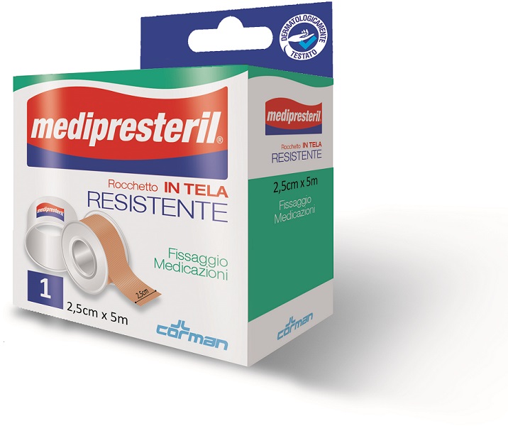 CEROTTO IN ROCCHETTO IN TELA MEDIPRESTERIL 5X250CM - Gruppofarmastore.it