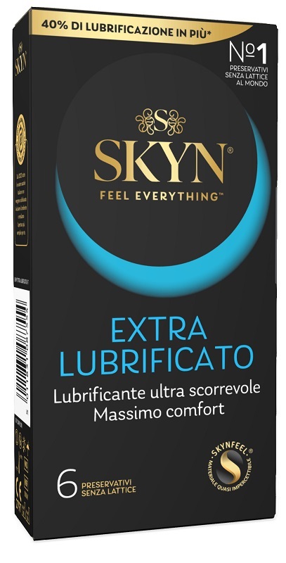 PROFILATTICO SKYN EXTRA LUBRIFICATO 6 PEZZI - Gruppofarmastore.it