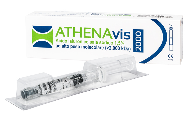 SIRINGA INTRA-ARTICOLARE ATHENAVIS 2000 ACIDO IALURONICO 1,5% 30MG 2 ML - Gruppofarmastore.it