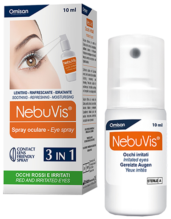 NEBUVIS OCCHI IRRITATI SPRAY 10 ML 1 PEZZO - Gruppofarmastore.it