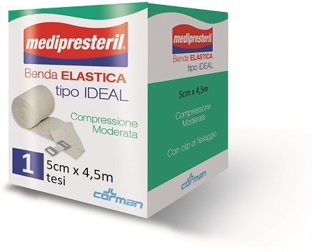 BENDA ELASTICA ORLATA IDEAL MEDIPRESTERIL CM5X450 - Gruppofarmastore.it