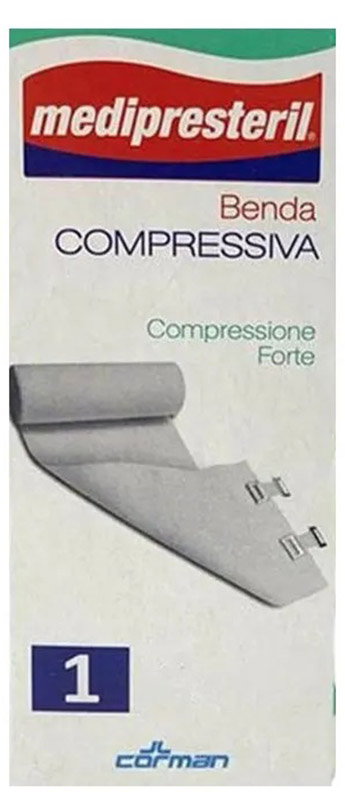 BENDA ELASTICA MEDIPRESTERIL COMPRESSIONE FORTE 10X450CM - Gruppofarmastore.it