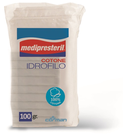 COTONE IDROFILO FU MEDIPRESTERIL CONFEZIONE DA 100GRAMMI - Gruppofarmastore.it