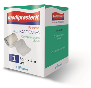 BENDA ADESIVA MEDIPRESTERIL 6X400CM - Gruppofarmastore.it