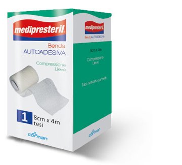 BENDA ADESIVA MEDIPRESTERIL 8X400 CM - Gruppofarmastore.it