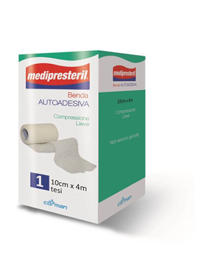 BENDA ADESIVA MEDIPRESTERIL 10X400CM - Gruppofarmastore.it