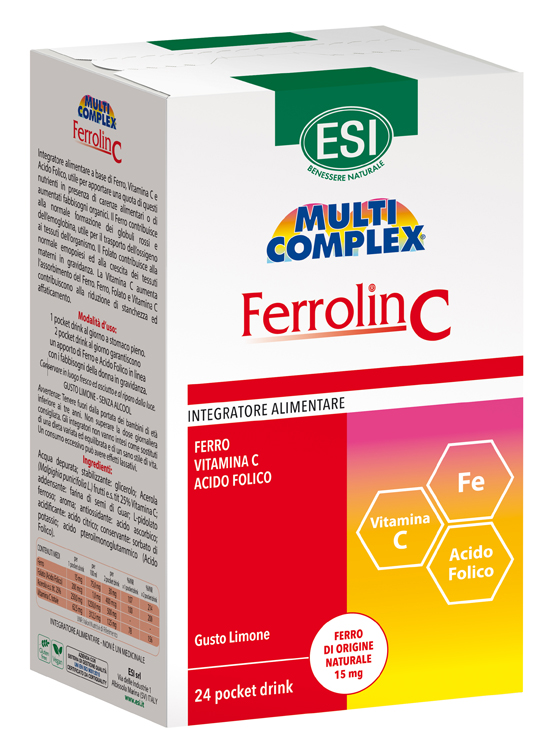 ESI FERROLIN C POCKET DRINK 24 BUSTINE - Gruppofarmastore.it