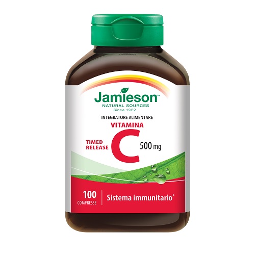 VITAMINA C 500 TIMED RELEASE GUSTO ARANCIA 100 COMPRESSE MASTICABILI - Gruppofarmastore.it