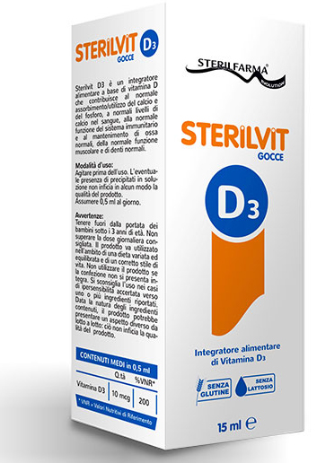 STERILVIT D3 GOCCE 15 ML - Gruppofarmastore.it
