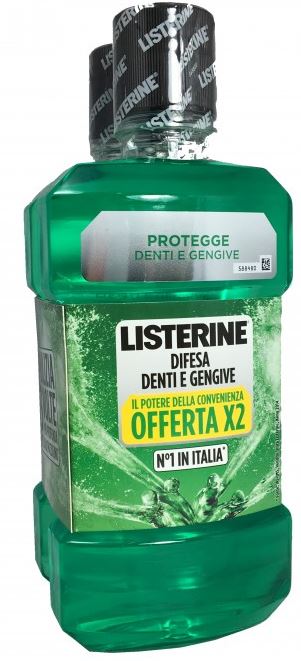 LISTERINE DIFESA DENTI E GENGIVE BUNDLE 2 X 500 ML - Gruppofarmastore.it