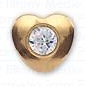 INVERNESS ORECCHINI CUORE CRYSTAL PLACCATI ORO R25C1 - Gruppofarmastore.it