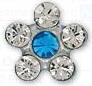 INVERNESS ORECCHINI FIORE CRYSAL/ZAFFIRI GAMBO TITANIO R119ST - Gruppofarmastore.it