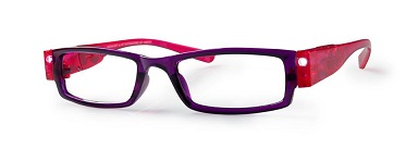 TWINS SILVER MOONLIGHT LED OCCHIALE PREMONTATO FUXIA +2,5 - Gruppofarmastore.it