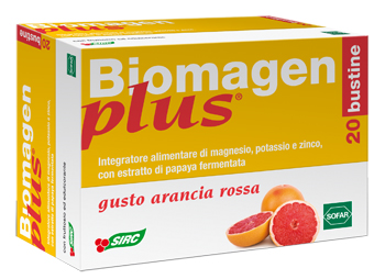 BIOMAGEN PLUS ARANCIA ROSSA 20 BUSTE ASTUCCIO 100 G - Gruppofarmastore.it