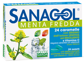 SANAGOL MENTA FREDDA 24 CARAMELLE - Gruppofarmastore.it
