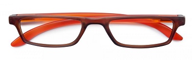 TWINS SILVER TRENDY OCCHIALE PREMONTATO ARANCIONE/MARRONE +1,00 - Gruppofarmastore.it