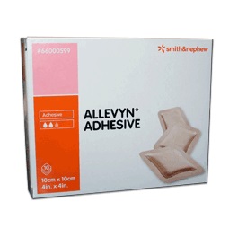 MEDICAZIONE ALLEVYN ADHESIVE 10 CM X 10 CM 10 PEZZI - Gruppofarmastore.it