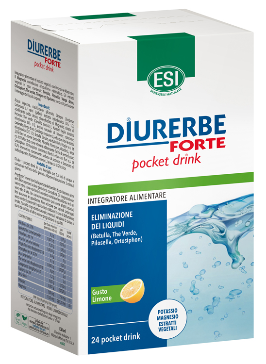 ESI DIURERBE FORTE POCKET DRINK LIMONE 24 X 20 ML - Gruppofarmastore.it