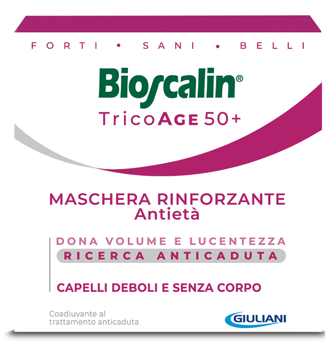 BIOSCALIN TRICOAGE MASCHERA RINFORZANTE ANTIETA' 200 ML - Gruppofarmastore.it