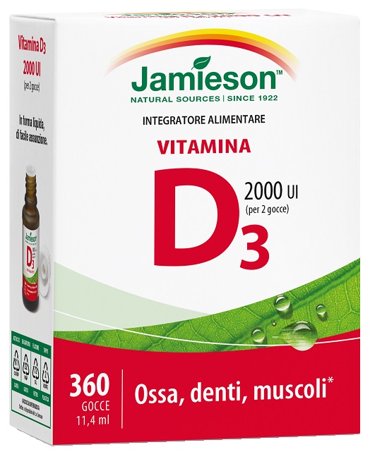 JAMIESON VITAMINA D GOCCE 11,4 ML - Gruppofarmastore.it