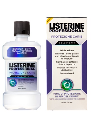 LISTERINE PROFESSIONAL PROTEZIONE CARIE 250 ML - Gruppofarmastore.it