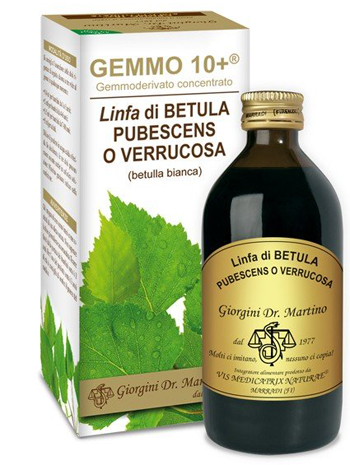 GEMMO 10+ BETULLA B LINFA 200 ML LIQUIDO ANALCOLICO - Gruppofarmastore.it