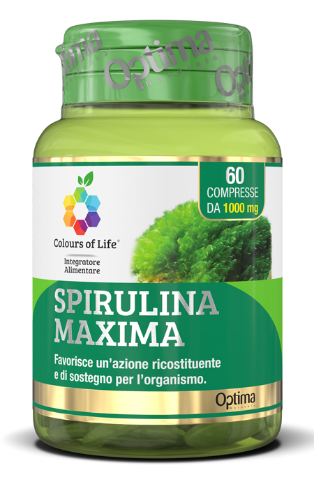 COLOURS OF LIFE SPIRULINA MAXIMA 60 COMPRESSE 1000 MG - Gruppofarmastore.it