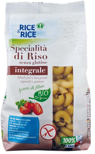 RICE&RICE CHIFFERI DI RISO INTEGRALE 250 G - Gruppofarmastore.it