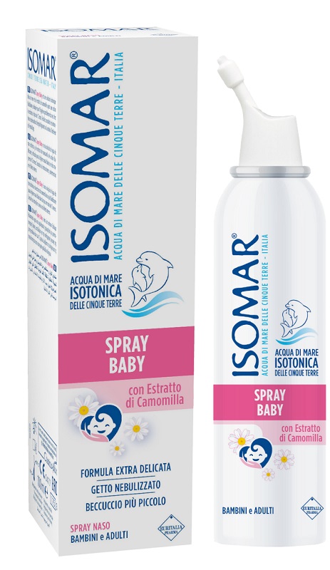 ISOMAR SPRAY BABY CON CAMOMILLA 100 ML - Gruppofarmastore.it