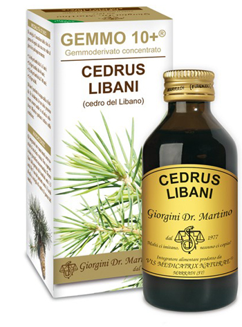 GEMMO 10+ CEDRO DEL LIBANO 100 ML LIQUIDO ANALCOLICO - Gruppofarmastore.it
