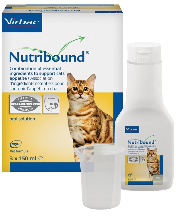 NUTRIBOUND SOLUZIONE ORALE APPETIBILE PER GATTO 3 FLACONI DA 150 ML - Gruppofarmastore.it