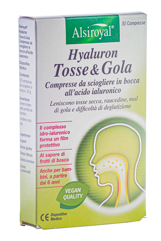 HYALURON TOSSE & GOLA 30 COMPRESSE N - Gruppofarmastore.it
