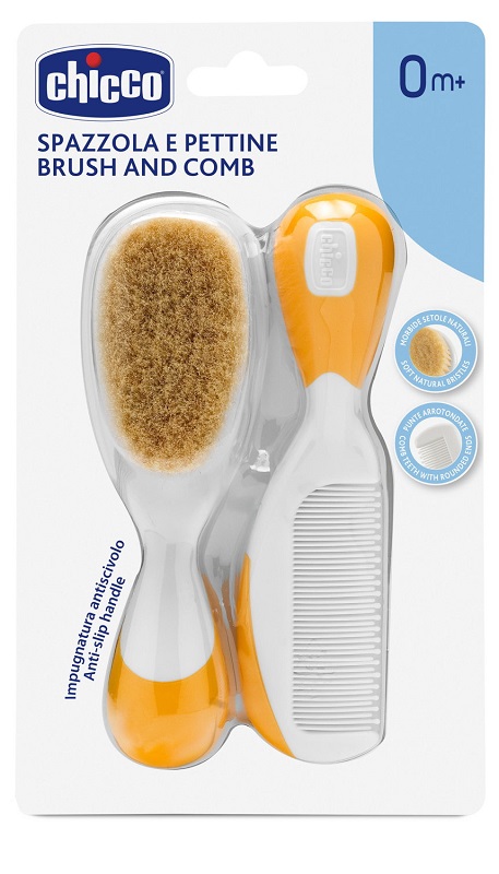 CHICCO SPAZZOLA + PETTINE ARANCIONE - Gruppofarmastore.it