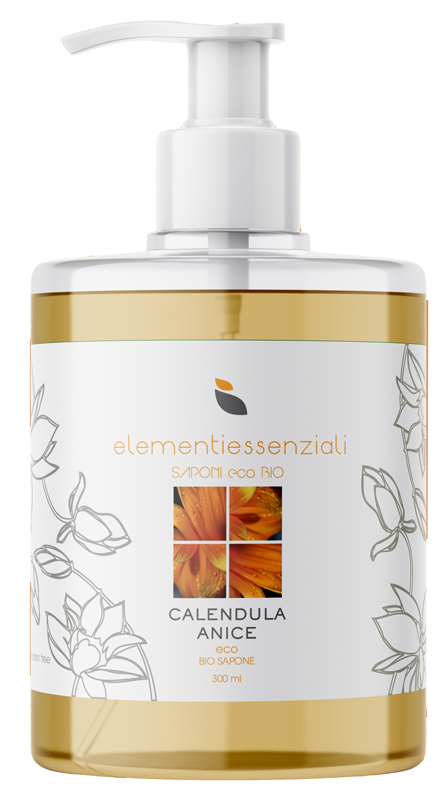 ELEMENTIESSENZIALI SAPONE ECO BIO CALENDULA ANICE 300ML - Gruppofarmastore.it