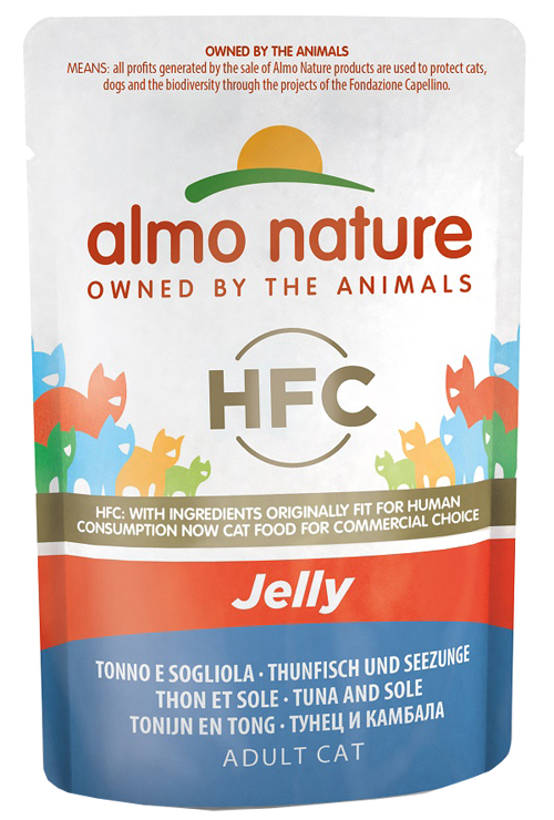 ALMO NATURE CLASSIC JELLY TONNO/SOGLIOLA 55G - Gruppofarmastore.it