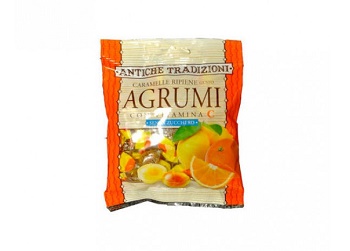 ANTICHE TRADIZIONI CARAMELLE RIPIENE CON VITAMINA C GUSTO AGRUMI 60 G - Gruppofarmastore.it