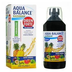 AQUA BALANCE RASSODAN DREN FORTE GUSTO ANANAS 500 ML DIETALINEA + AQUALOSS 2,8 G - Gruppofarmastore.it