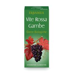 VITE ROSSA GAMBE GOCCE BIOLOGICHE 100 ML - Gruppofarmastore.it