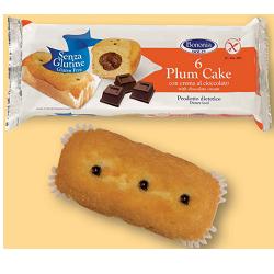 BONONIA PLUMCAKE CREMA CIOCCOLATO SENZA GLUTINE 6 X 45 G - Gruppofarmastore.it