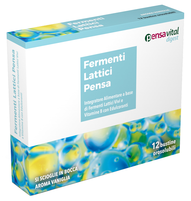 FERMENTI LATTICI VIVI E VITAMINE B 12 VANIGLIA BUSTINE OROSOLUBILI - Gruppofarmastore.it