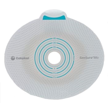 PLACCA PER UROSTOMIA COLOSTOMIA ILEOSTOMIA SENSURA MIO CLICK SISTEMA A DUE PEZZI FLANGIA 70 MM FORO RITAGLIABILE 10-65 MM 5 PEZZI - Gruppofarmastore.it