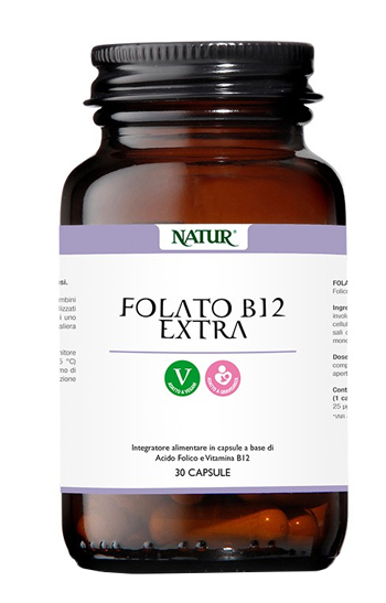 FOLATO B12 EXTRA 30 CAPSULE - Gruppofarmastore.it