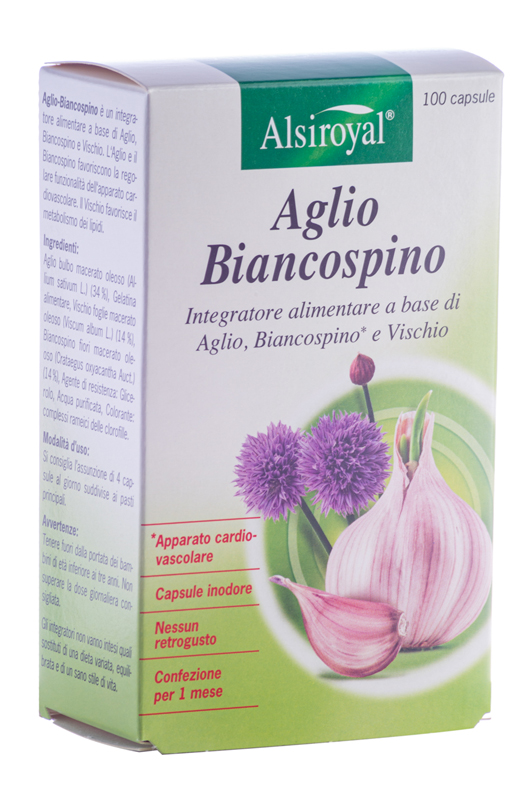 AGLIO BIANCOSPINO 100 CAPSULE - Gruppofarmastore.it