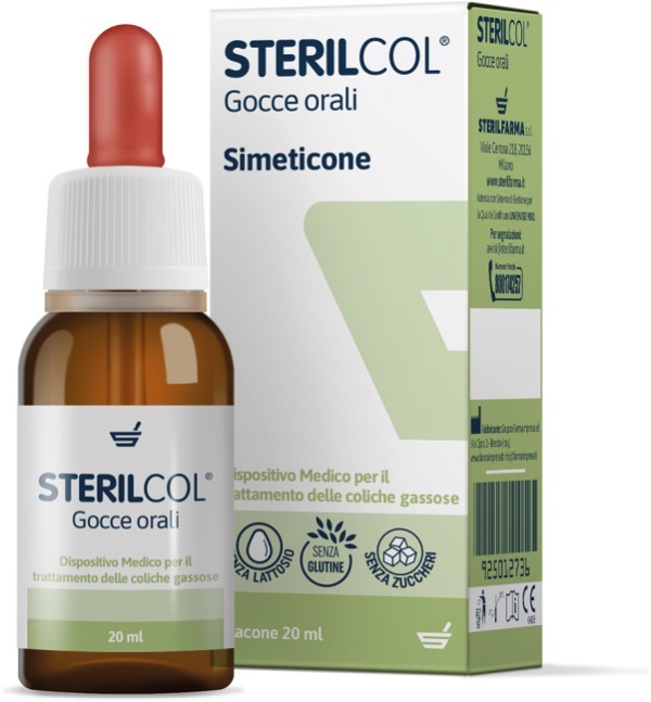 STERILCOL GOCCE ORALI SOSPENSIONE GASTROFUNZIONALE FLACONCINO 20 ML - Gruppofarmastore.it