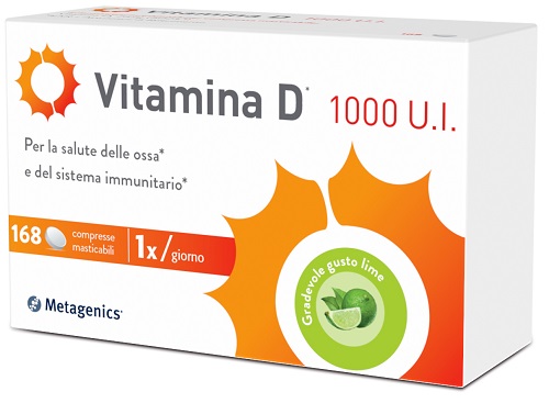 VITAMINA D 1000 UI 168 COMPRESSE MASTICABILI - Gruppofarmastore.it