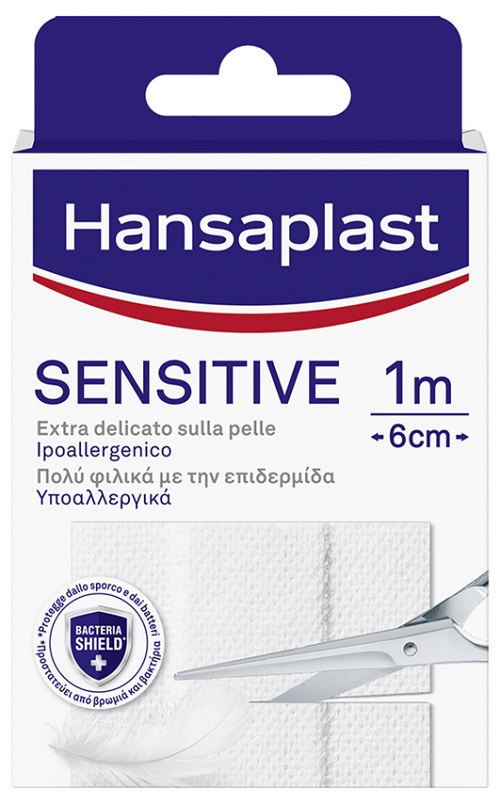 HANSAPLAST STRISCIA SENSITIVE PRETAGLIATA 1X6CM 10 PEZZI - Gruppofarmastore.it